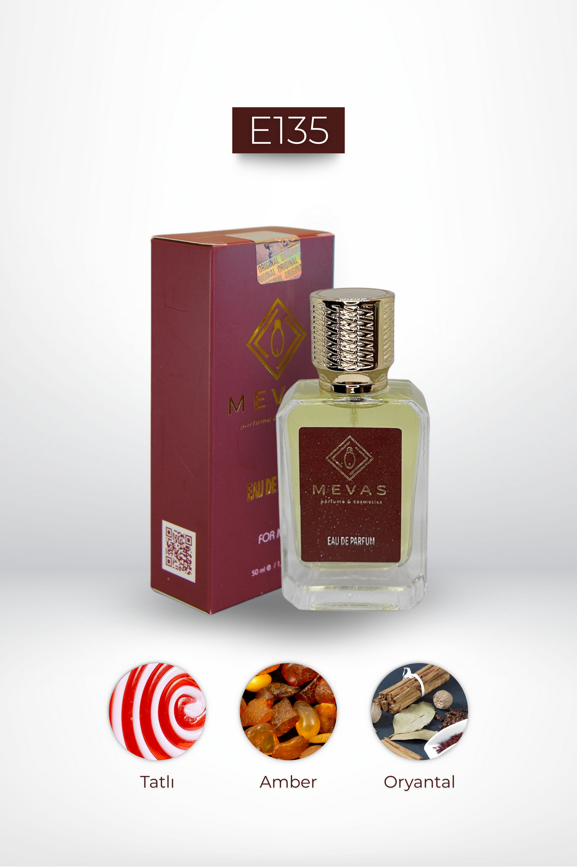 MEVAS E135 Erkek Parfüm 50ml EDP