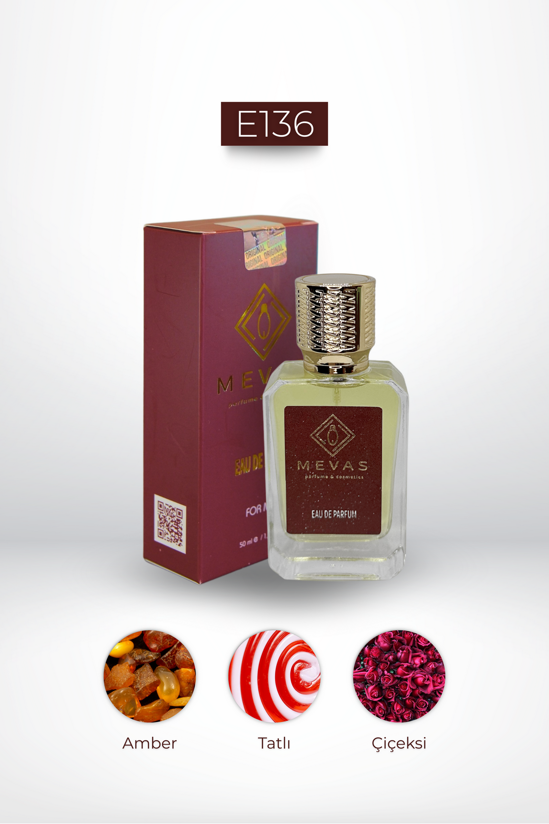 MEVAS E136 Erkek Parfüm 50ml EDP