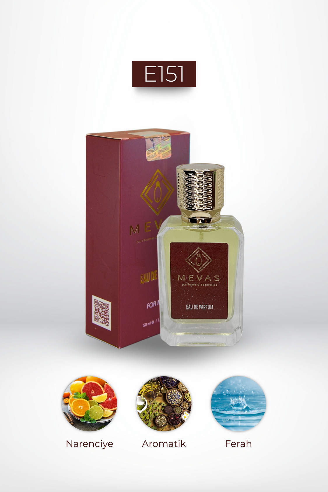 MEVAS E151 Erkek Parfüm 50ml EDP