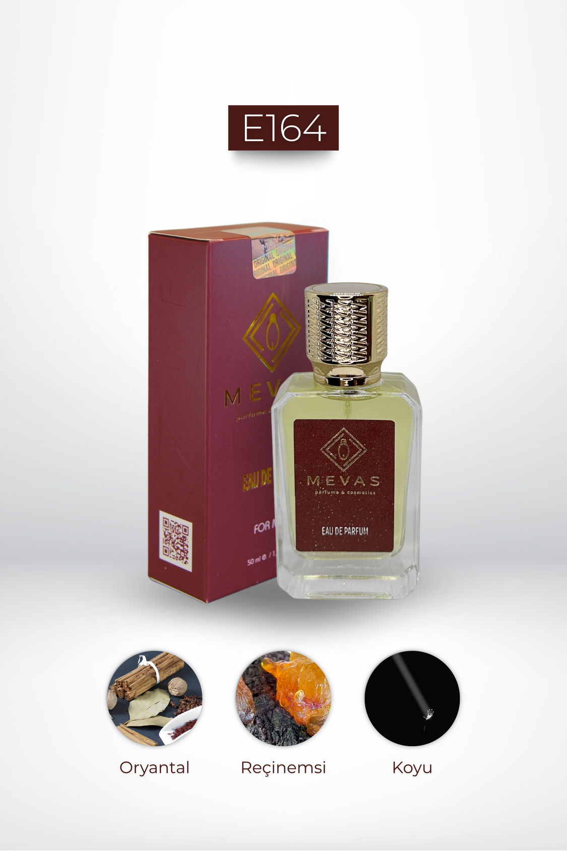 MEVAS E164 Erkek Parfüm 50ml EDP