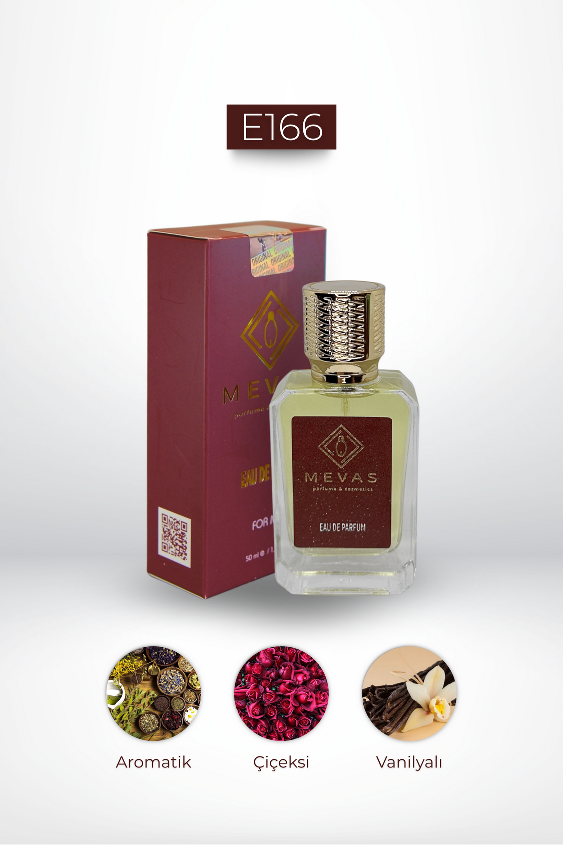 MEVAS E166 Erkek Parfüm 50ml EDP