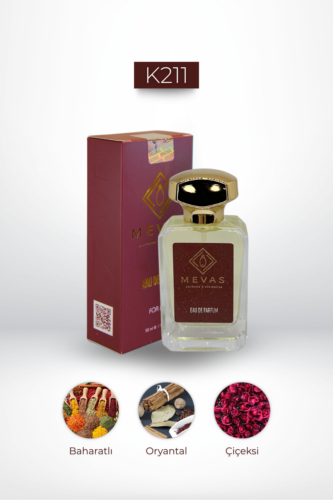 MEVAS K211 Kadın Parfüm 50ml EDP