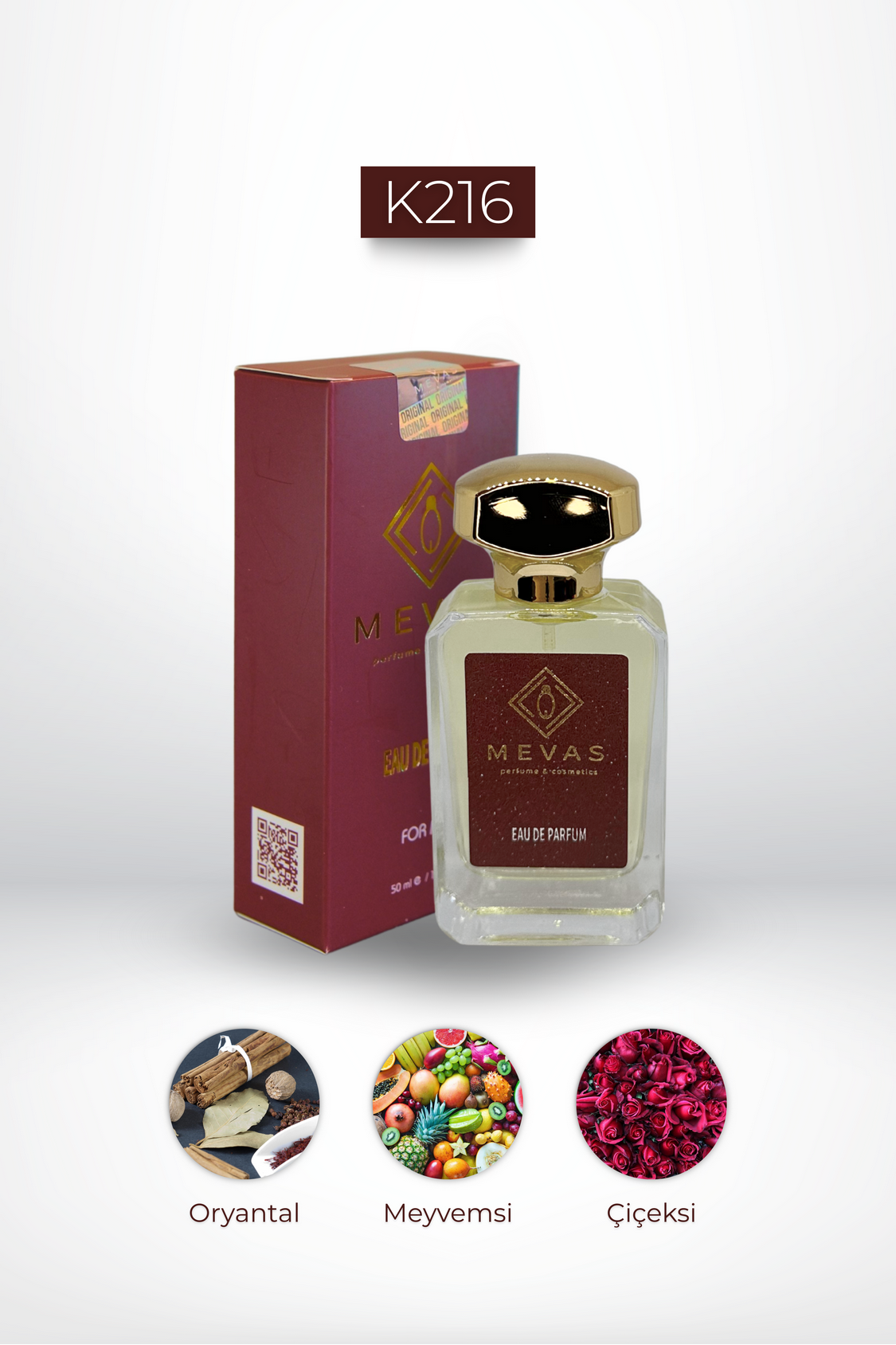 MEVAS K216 Kadın Parfüm 50ml EDP