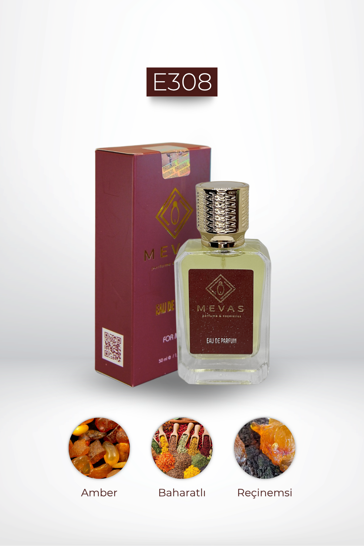 MEVAS E308 Erkek Parfüm 50ml EDP