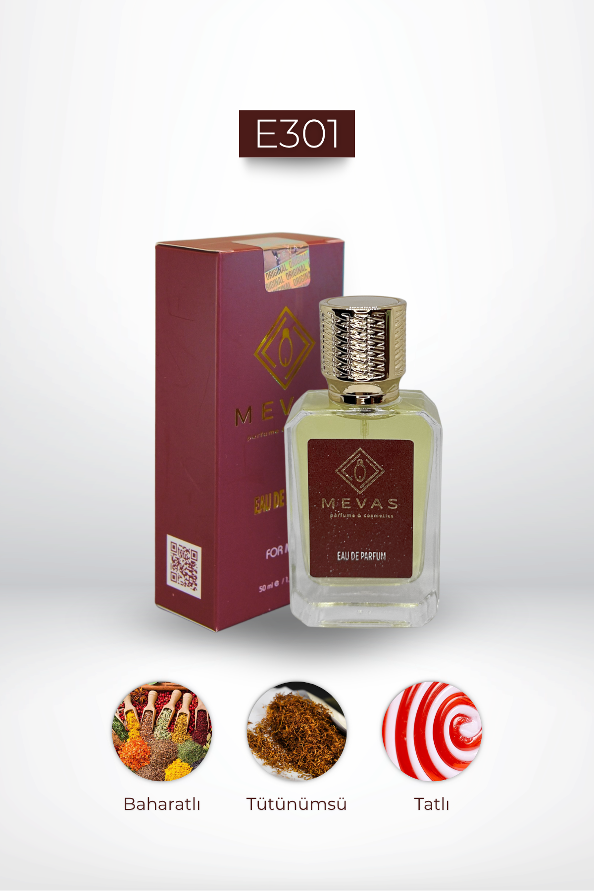 MEVAS E301 Erkek Parfüm 50ml EDP