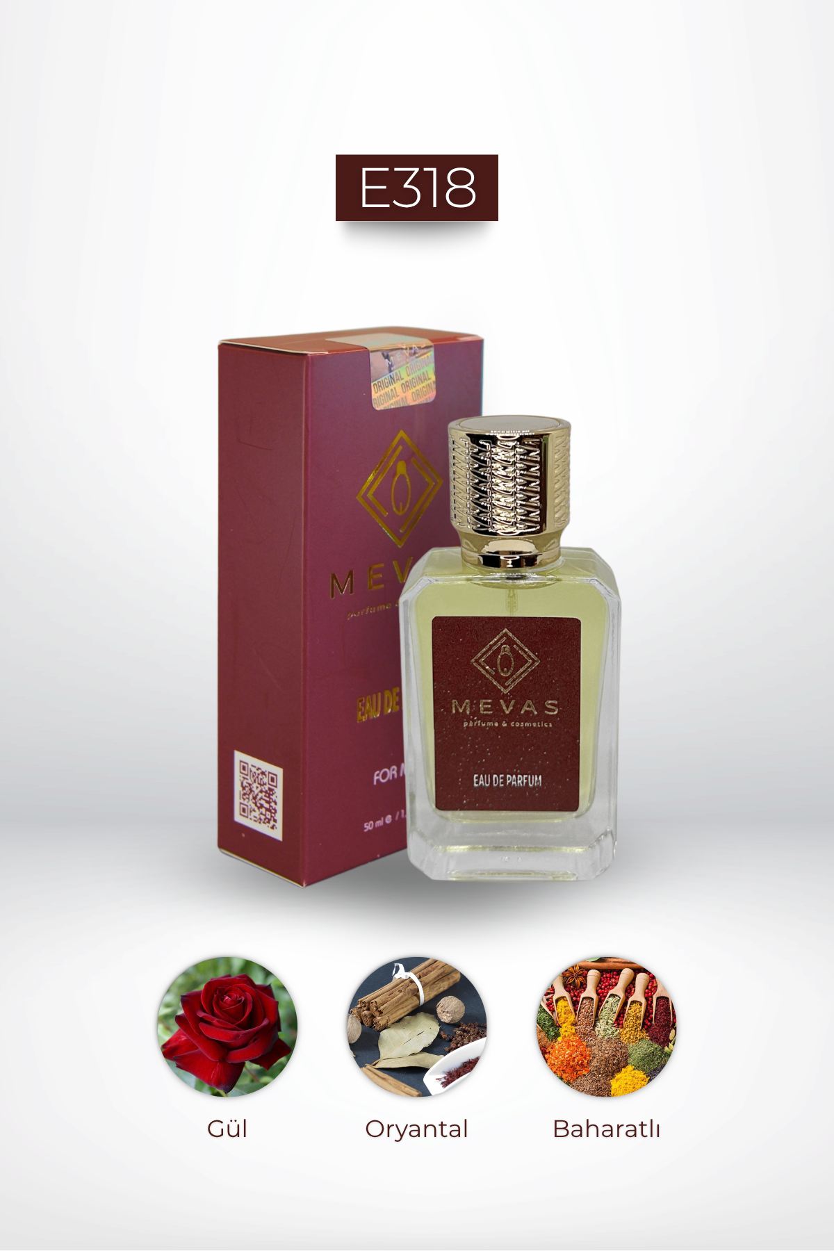 MEVAS E318 Erkek Parfüm 50ml EDP