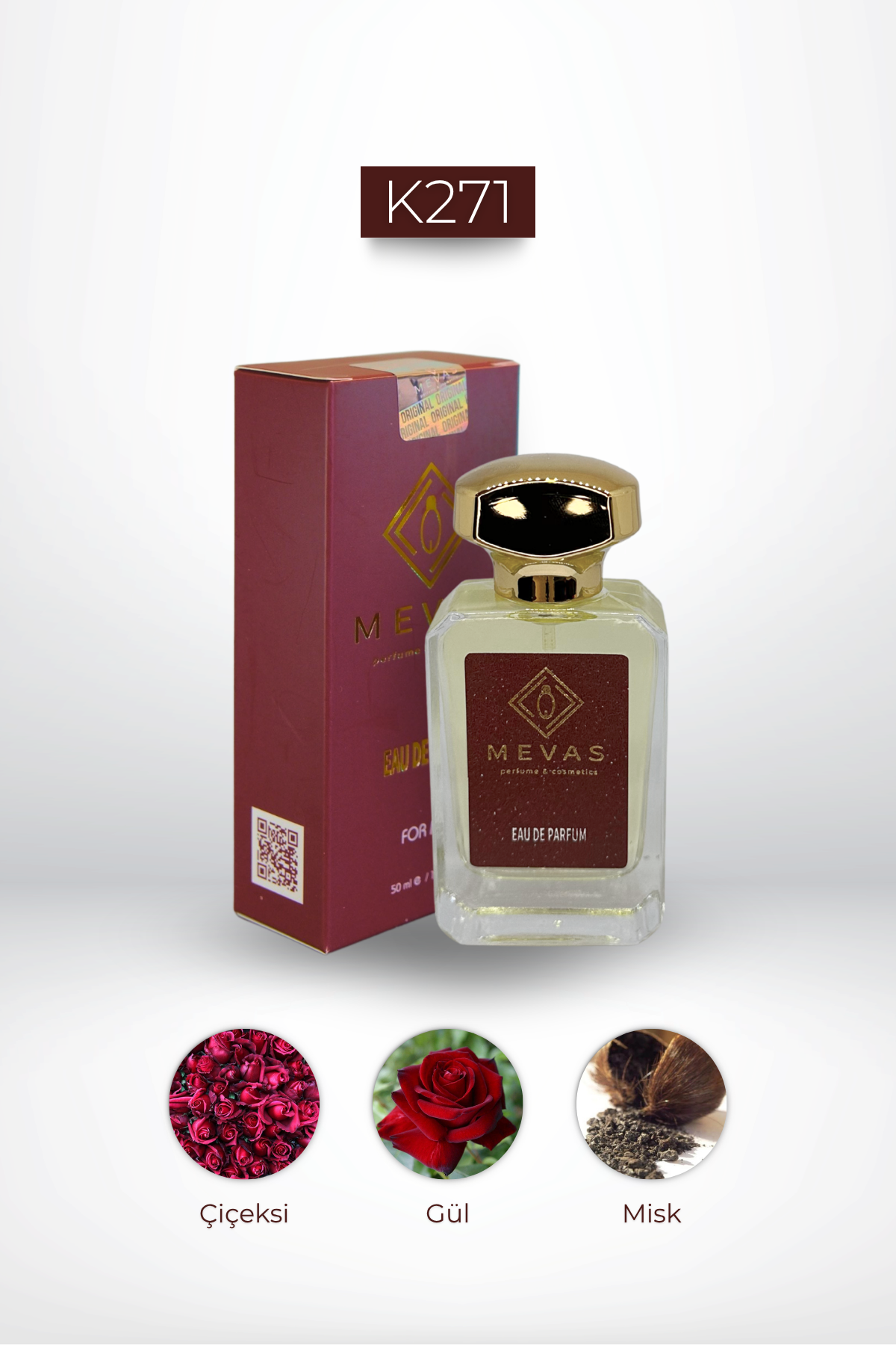 MEVAS K271 Kadın Parfüm 50ml EDP