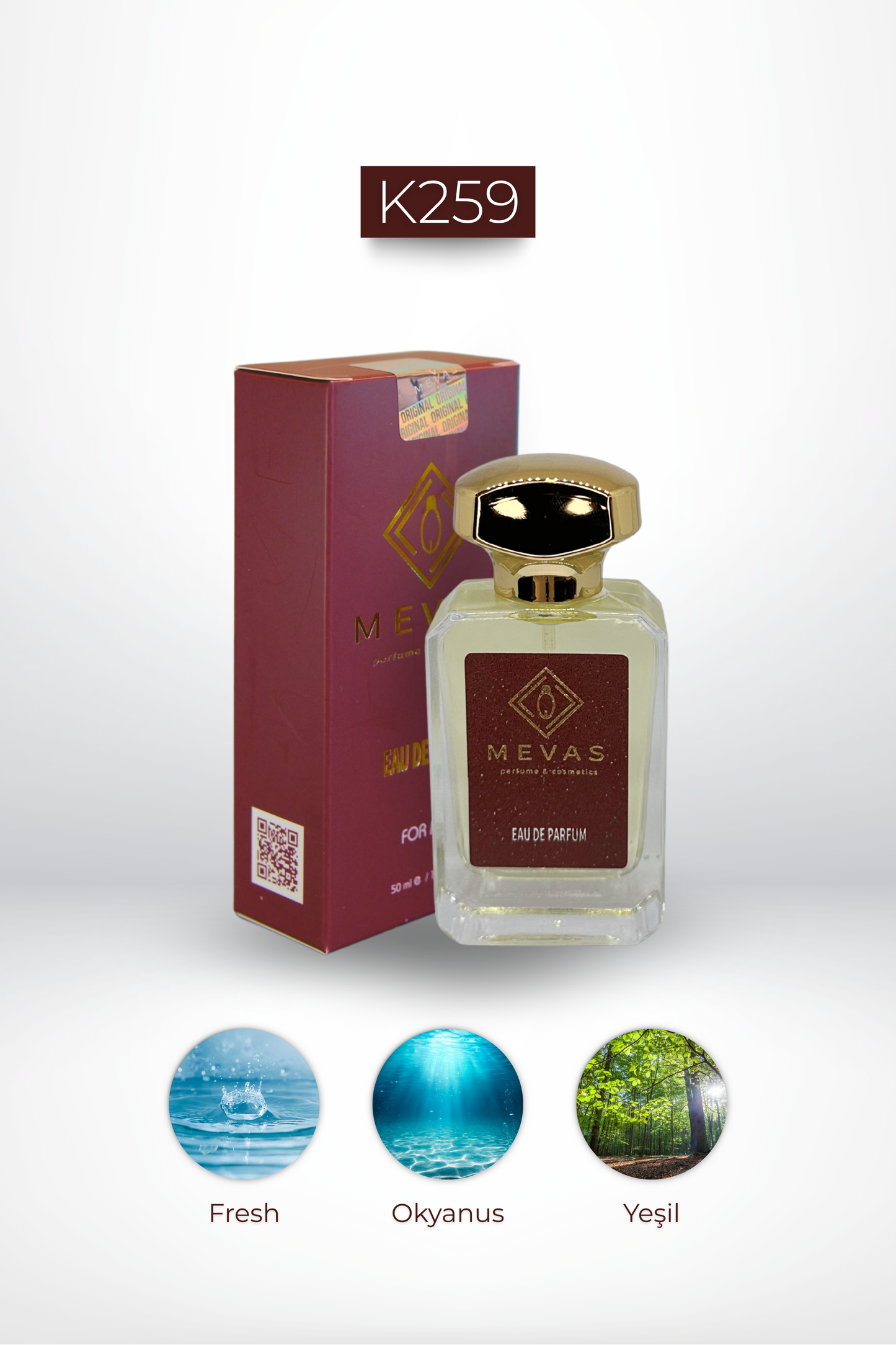 MEVAS K259 Kadın Parfüm 50ml EDP