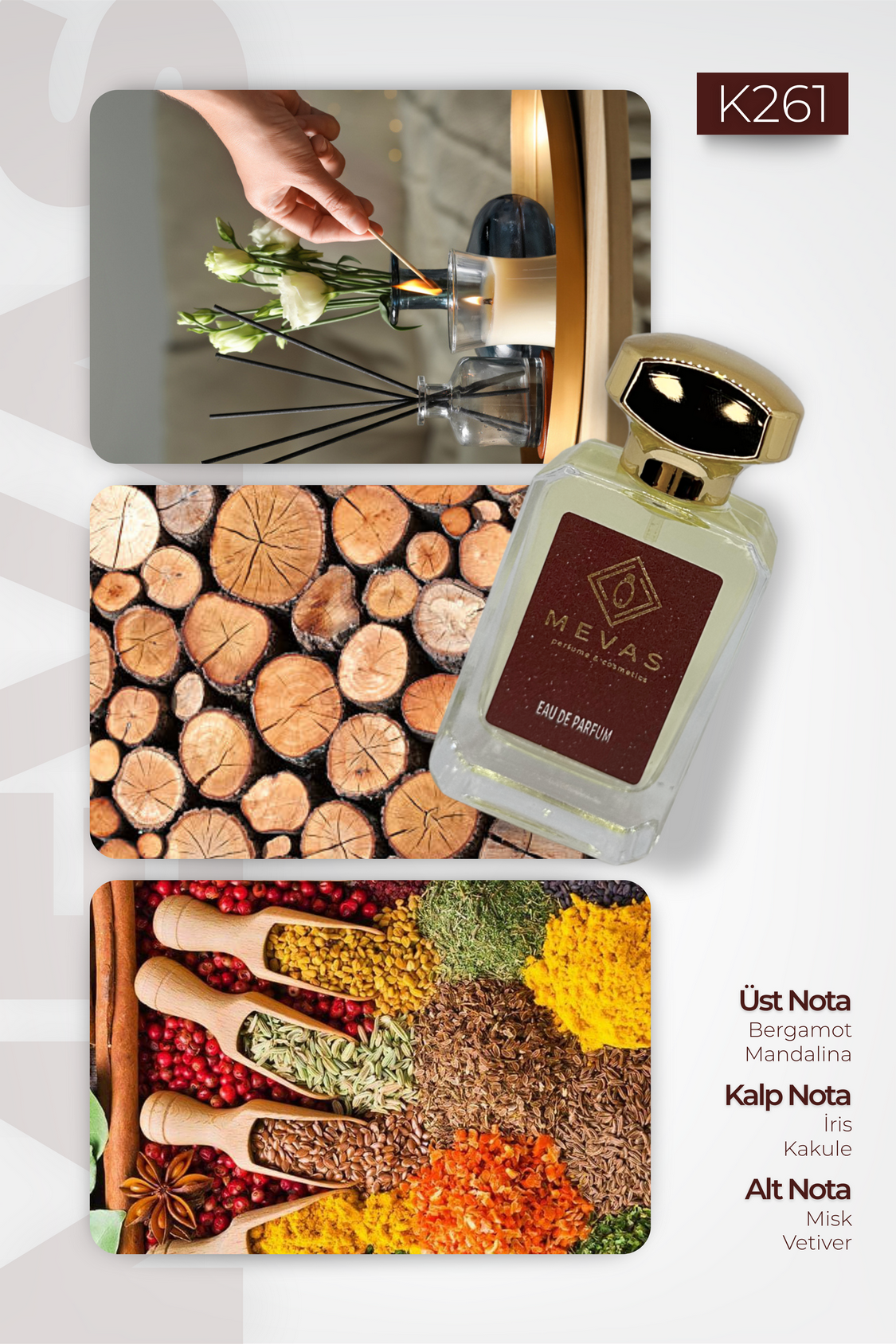 MEVAS K261 Kadın Parfüm 50ml EDP