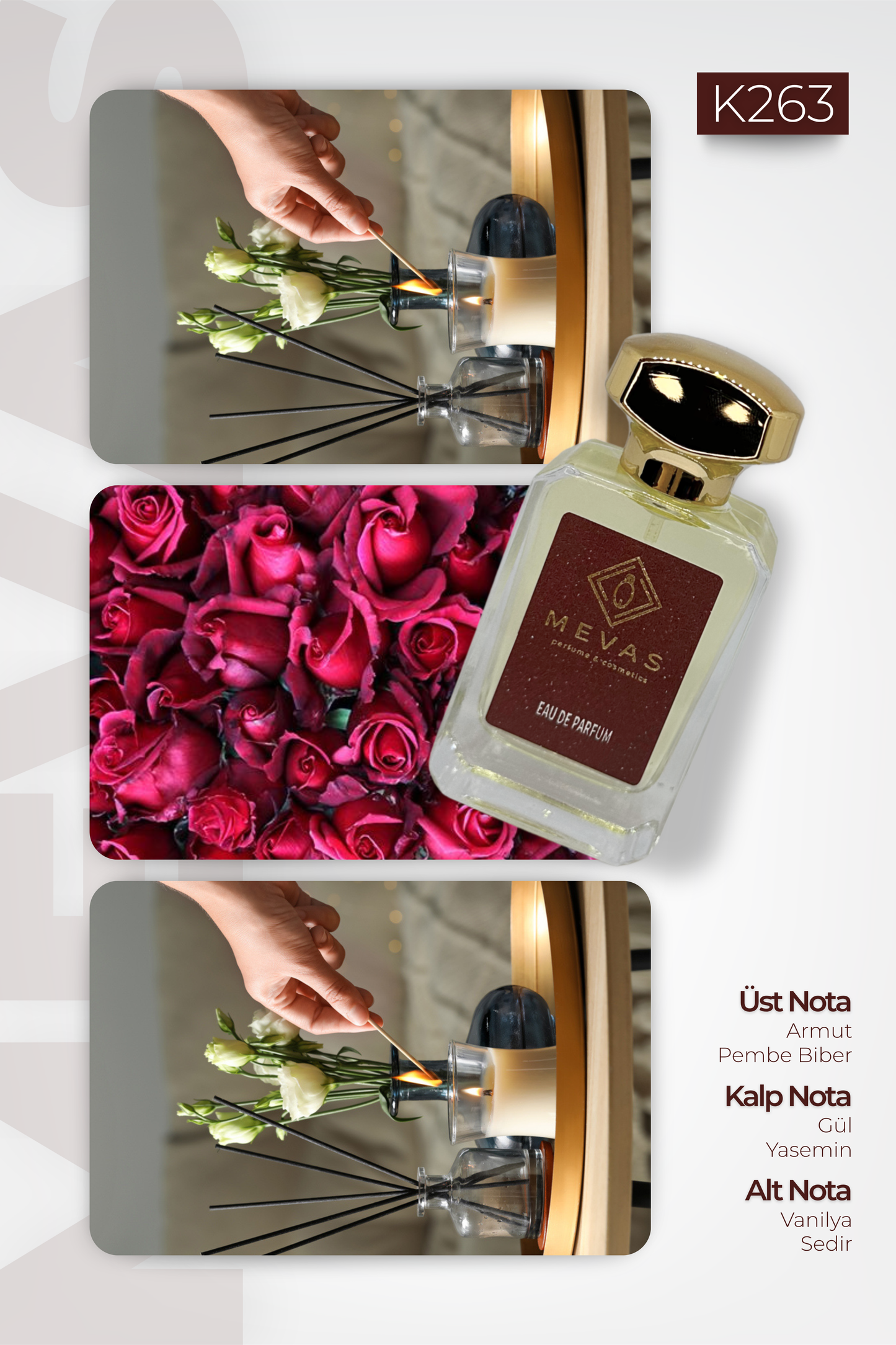 MEVAS K263 Kadın Parfüm 50ml EDP