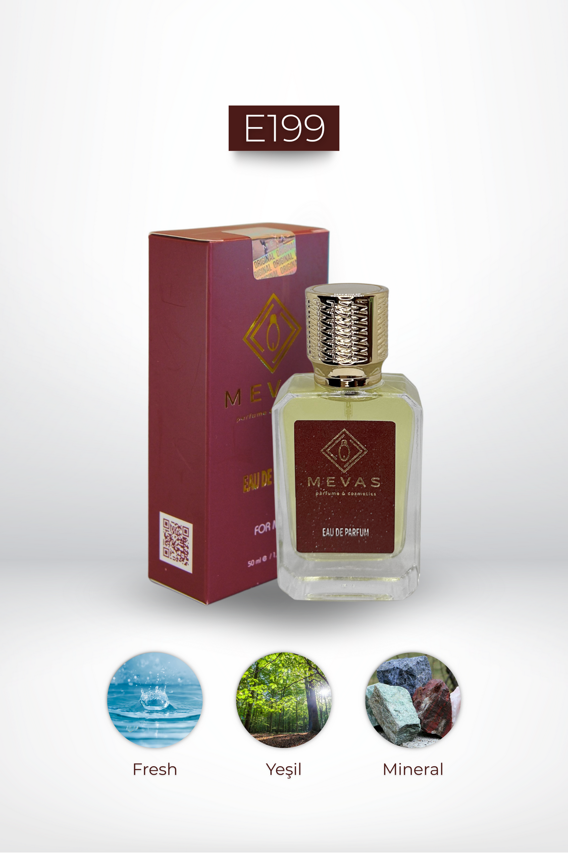 MEVAS E199 Erkek Parfüm 50ml EDP