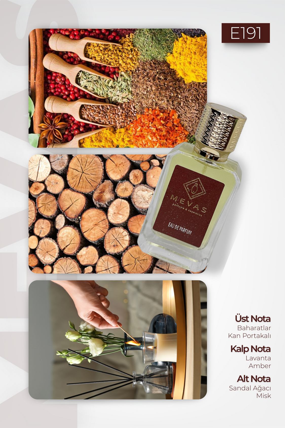 MEVAS E191 Erkek Parfüm 50ml EDP