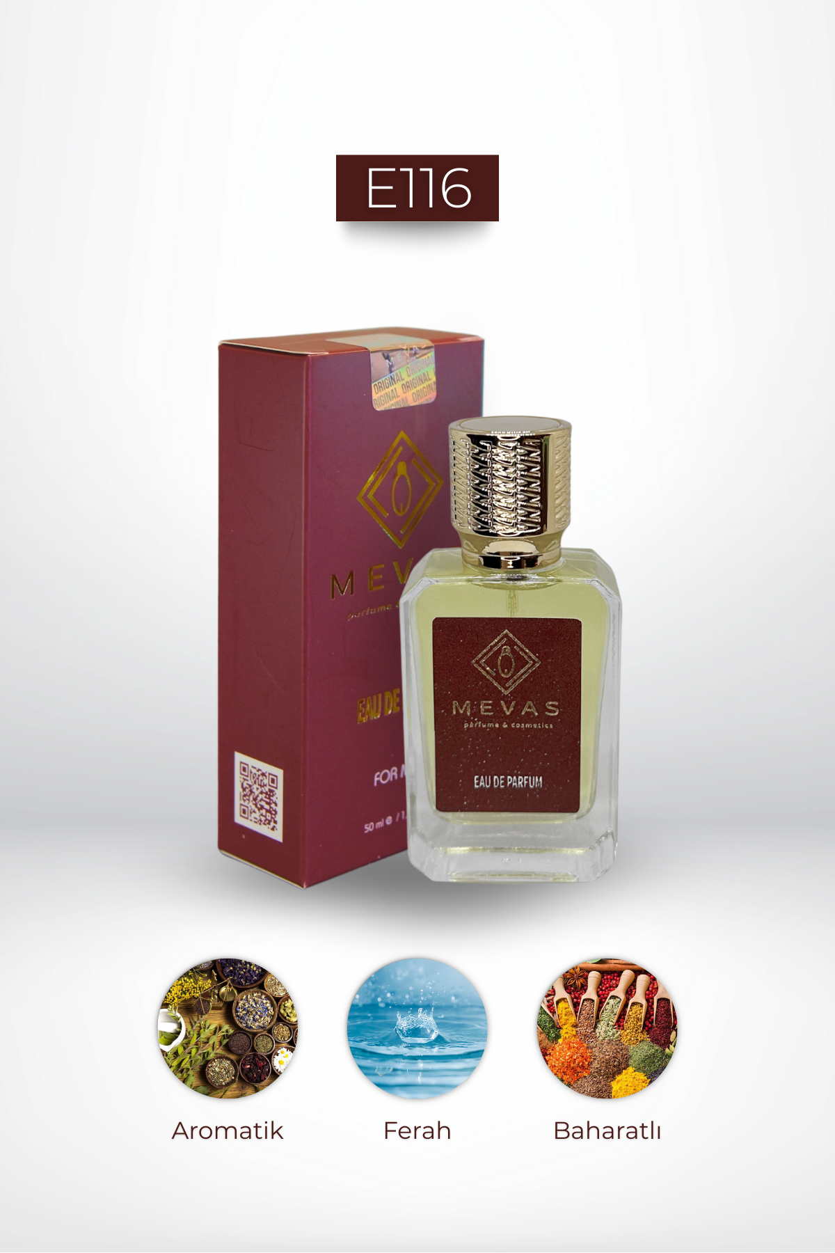 MEVAS E116 Erkek Parfüm 50ml EDP